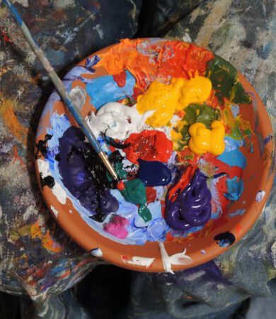 Mix of paints